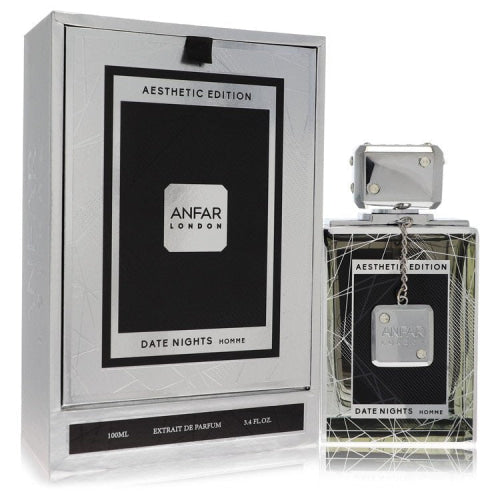 Anfar Date Nights by AnfarExtrait De Parfum Spray 3.4 oz 3.4 oz / 100 ml / Alcohol, Amber, Woody, Aldehyde, Oils Men
