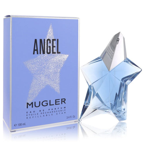 Angel by Thierry MuglerStanding Star Eau De Parfum Spray Refillable 3.4 oz 3.4 oz / 100 ml / Alcohol, Amber, Woody, Aldehyde, Oils Women