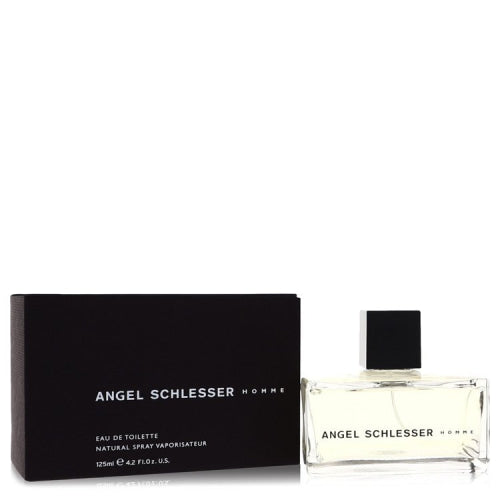 Angel Schlesser by Angel SchlesserEau De Toilette Spray 4.2 oz 4.2 oz / 125 ml / Alcohol, Amber, Woody, Aldehyde, Oils Men