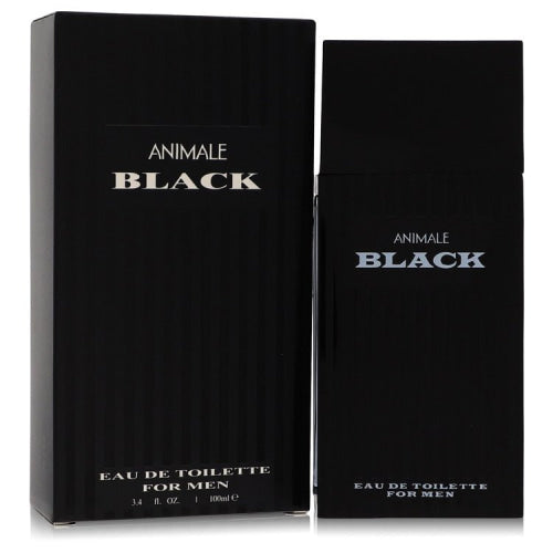 Animale Black by AnimaleEau De Toilette Spray 3.4 oz 3.4 oz / 100 ml / Alcohol, Amber, Woody, Aldehyde, Oils Men