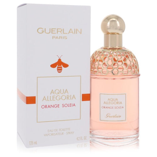 Aqua Allegoria Orange Soleia by GuerlainEau De Toilette Spray (Unisex) 4.2 oz 4.2 oz / 125 ml / Alcohol, Amber, Woody, Aldehyde, Oils Unisex
