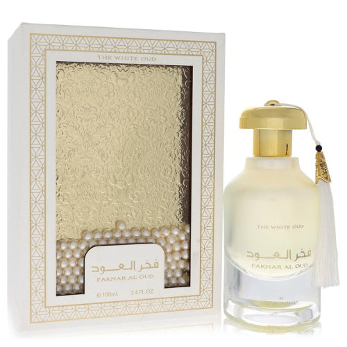 Ard Al Zaafaran Fakhar Al Oud The White Oud by Al ZaafaranEau De Parfum Spray (Unisex) 3.4 oz 3.4 oz / 100 ml / Alcohol, Amber, Woody,