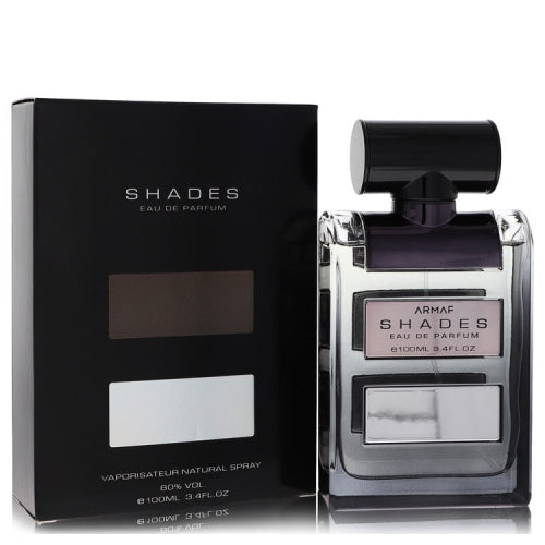 Armaf Shades by ArmafEau De Parfum Spray 3.4 oz 3.4 oz / 100 ml / Alcohol, Amber, Woody, Aldehyde, Oils Men