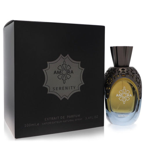 Atralia Amora Serenity by AtraliaExtrait De Parfum Spray (Unisex) 3.4 oz 3.4 oz / 100 ml / Alcohol, Amber, Woody, Aldehyde, Oils Unisex