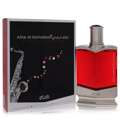 Attar Al Mohabba by RasasiEau De Parfum Spray 2.5 oz 2.5 oz / 75 ml / Alcohol, Amber, Woody, Aldehyde, Oils Men