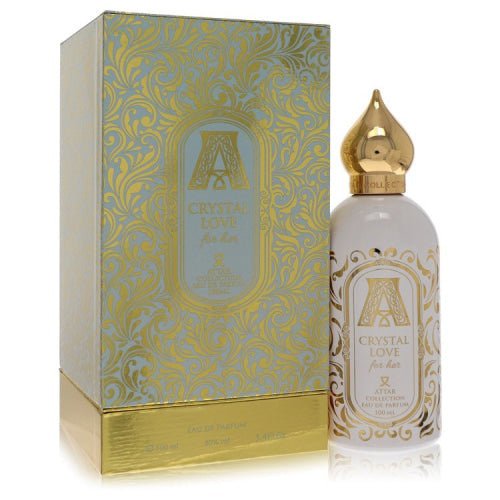 Attar Crystal Love by Attar CollectionEau De Parfum Spray 3.4 oz 3.4 oz / 100 ml / Alcohol, Amber, Woody, Aldehyde, Oils Women