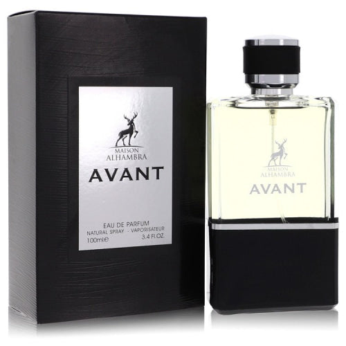 Avant by Maison AlhambraEau De Parfum Spray 3.4 oz 3.4 oz / 100 ml / Alcohol, Amber, Woody, Aldehyde, Oils Men