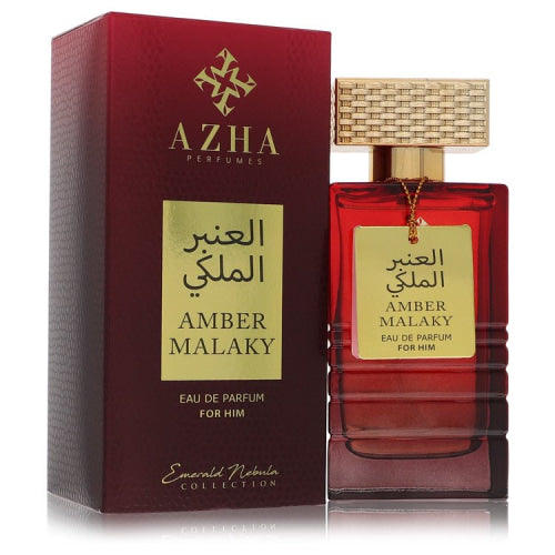 Azha Amber Malaky by AzhaEau De Parfum Spray 3.3 oz 3.3 oz / 100 ml / Alcohol, Amber, Woody, Aldehyde, Oils Men
