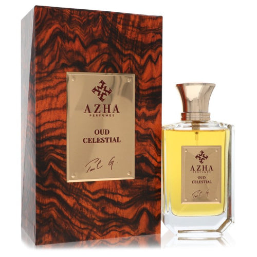 Azha Oud Celestial by AzhaEau De Parfum Spray 3.3 oz 3.3 oz / 100 ml / Alcohol, Amber, Woody, Aldehyde, Oils Men