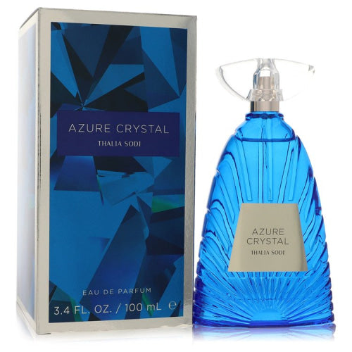 Azure Crystal by Thalia SodiEau De Parfum Spray 3.4 oz 3.4 oz / 100 ml / Alcohol, Amber, Woody, Aldehyde, Oils Women