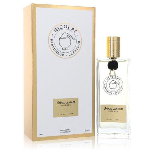 Baikal Leather Intense by NicolaiEau De Parfum Spray (Unisex) 3.4 oz 3.4 oz / 100 ml / Alcohol, Amber, Woody, Aldehyde, Oils Unisex