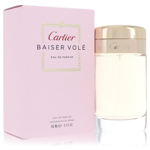 Baiser Vole by CartierEau De Parfum Spray 3.4 oz 3.4 oz / 100 ml / Alcohol, Amber, Woody, Aldehyde, Oils Women