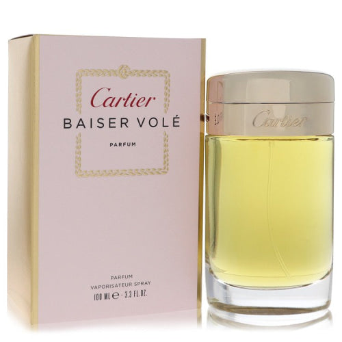 Baiser Vole by CartierParfum Spray 3.3 oz 3.3 oz / 100 ml / Alcohol, Amber, Woody, Aldehyde, Oils Women