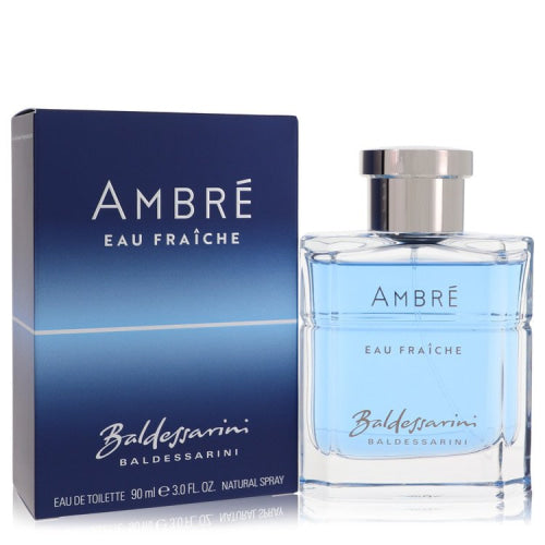 Baldessarini Ambre Eau Fraiche by Hugo BossEau De Toilette Spray 3 oz 3 oz / 90 ml / Alcohol, Amber, Woody, Aldehyde, Oils Men