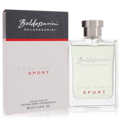 Baldessarini Cool Force Sport by Hugo BossEau De Toilette Spray 3 oz 3 oz / 90 ml / Alcohol, Amber, Woody, Aldehyde, Oils Men
