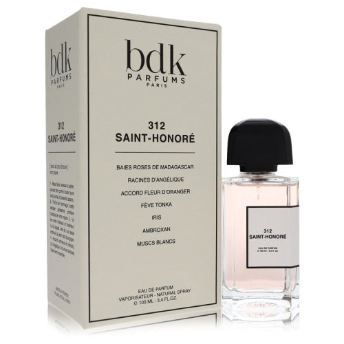 Bdk 312 Saint-Honore by Bdk ParfumsEau De Parfum Spray (Unisex) 3.4 oz 3.4 oz / 100 ml / Alcohol, Amber, Woody, Aldehyde, Oils Unisex
