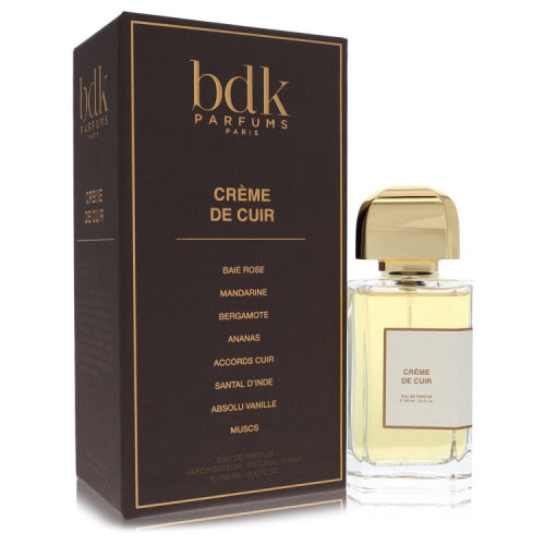 Bdk Creme De Cuir by Bdk ParfumsEau De Parfum Spray (Unisex) 3.4 oz 3.4 oz / 100 ml / Alcohol, Amber, Woody, Aldehyde, Oils Unisex