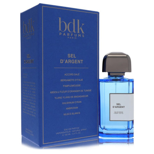 Bdk Sel D’argent by Bdk ParfumsEau De Parfum Spray (Unisex) 3.4 oz 3.4 oz / 100 ml / Alcohol, Amber, Woody, Aldehyde, Oils Unisex