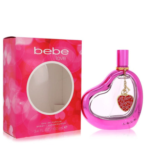 Bebe Love by BebeEau De Parfum Spray 3.4 oz 3.4 oz / 100 ml / Alcohol, Amber, Woody, Aldehyde, Oils Women
