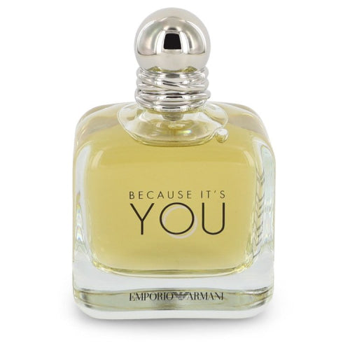Because It’s You by Giorgio ArmaniEau De Parfum Spray (Tester) 3.4 oz 3.4 oz / 100 ml / Alcohol, Amber, Woody, Aldehyde, Oils Women