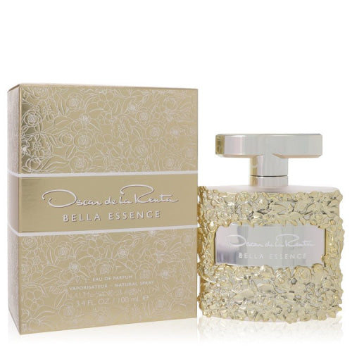 Bella Essence by Oscar De La RentaEau De Parfum Spray 3.4 oz 3.4 oz / 100 ml / Alcohol, Amber, Woody, Aldehyde, Oils Women