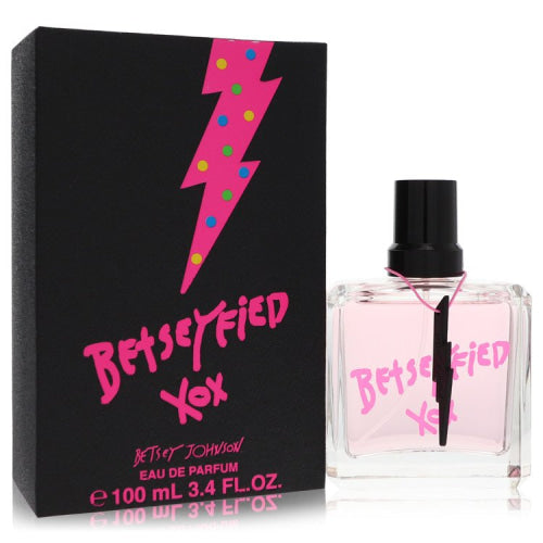 Betsey Johnson Betseyfied by Betsey JohnsonEau De Parfum Spray 3.4 oz 3.4 oz / 100 ml / Alcohol, Amber, Woody, Aldehyde, Oils Women