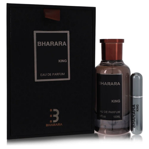 Bharara King by Bharara BeautyEau De Parfum Spray + Refillable Travel Spray 3.4 oz 3.4 oz / 100 ml / Alcohol, Amber, Woody, Aldehyde, Oils
