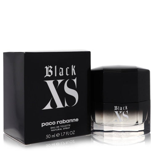 Black XS by Paco RabanneEau De Toilette Spray 1.7 oz 1.7 oz / 50 ml / Alcohol, Amber, Woody, Aldehyde, Oils Men