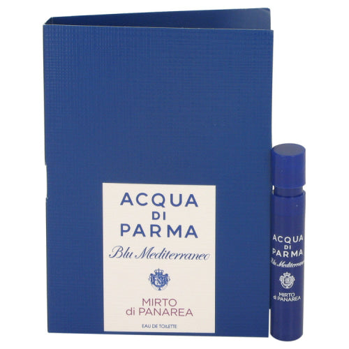 Blu Mediterraneo Mirto Di Panarea by Acqua Di ParmaVial (sample).04 oz.04 oz / 1 ml / Alcohol, Amber, Woody, Aldehyde, Oils Women