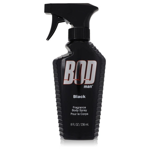 Bod Man Black by Parfums De CoeurBody Spray 8 oz 8 oz / 240 ml / Alcohol, Amber, Woody, Aldehyde, Oils Men