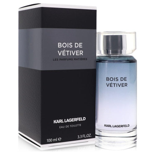 Bois De Vetiver by Karl LagerfeldEau De Toilette Spray 3.3 oz 3.3 oz / 100 ml / Alcohol, Amber, Woody, Aldehyde, Oils Men