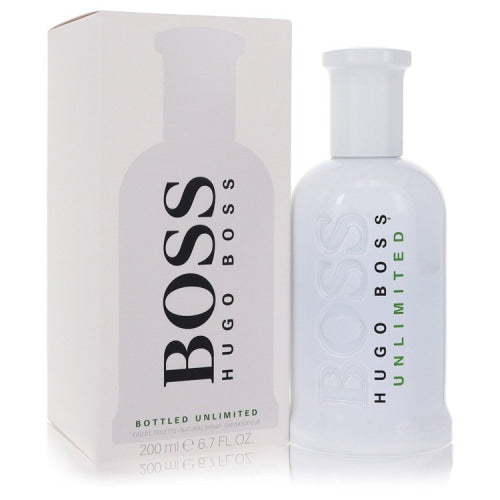 Boss Bottled Unlimited by Hugo BossEau De Toilette Spray 6.7 oz 6.7 oz / 200 ml / Alcohol, Amber, Woody, Aldehyde, Oils Men