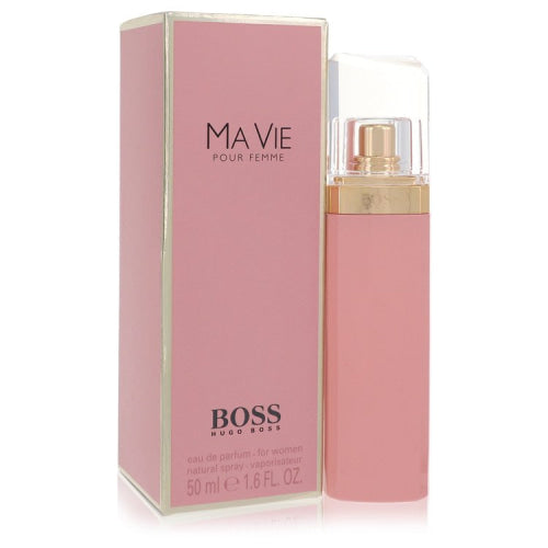 Boss Ma Vie by Hugo BossEau De Parfum Spray 1.6 oz 1.6 oz / 50 ml / Alcohol, Amber, Woody, Aldehyde, Oils Women