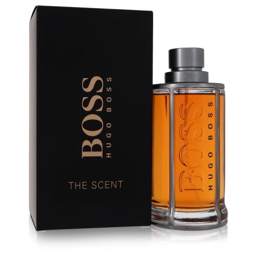 Boss The Scent by Hugo BossEau De Toilette Spray 6.7 oz 6.7 oz / 200 ml / Alcohol, Amber, Woody, Aldehyde, Oils Men
