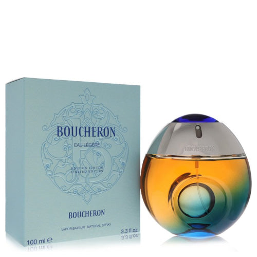 Boucheron Eau Legere by BoucheronEau De Toilette Spray (Blue Bottle Bergamote Genet Narcisse Musc) 3.3 oz 3.3 oz / 100 ml / Alcohol, Amber,