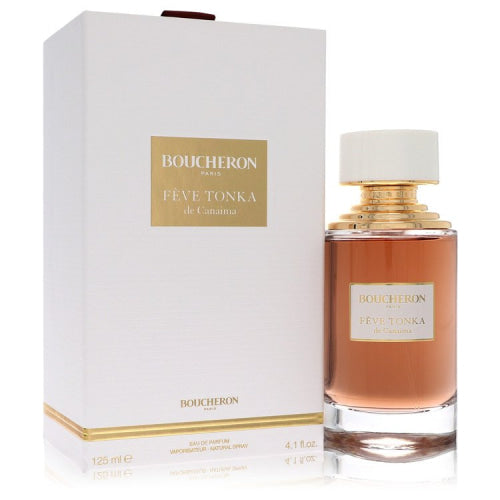 Boucheron Feve Tonka De Canaima by BoucheronEau De Parfum Spray (Unisex) 4.1 oz 4.1 oz / 121 ml / Alcohol, Amber, Woody, Aldehyde, Oils