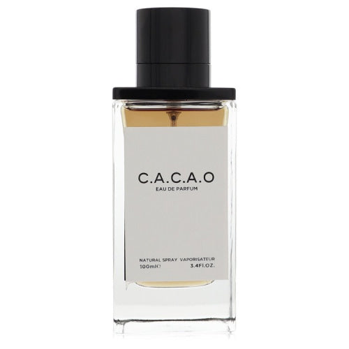 C.A.C.A.O. by Fragrance WorldEau De Parfum Spray (Unisex Unboxed) 3.4 oz 3.4 oz / 100 ml / Alcohol, Amber, Woody, Aldehyde, Oils Men