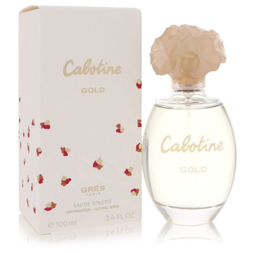 Cabotine Gold by Parfums GresEau De Toilette Spray 3.4 oz 3.4 oz / 100 ml / Alcohol, Amber, Woody, Aldehyde, Oils Women
