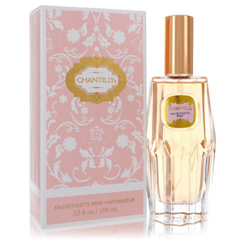 Chantilly by DanaEau De Toilette Spray 3.5 oz 3.5 oz / 104 ml / Alcohol, Amber, Woody, Aldehyde, Oils Women