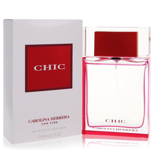 Chic by Carolina HerreraEau De Parfum Spray 2.7 oz 2.7 oz / 80 ml / Alcohol, Amber, Woody, Aldehyde, Oils Women