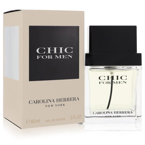 Chic by Carolina HerreraEau De Toilette Spray 2 oz 2 oz / 60 ml / Alcohol, Amber, Woody, Aldehyde, Oils Men