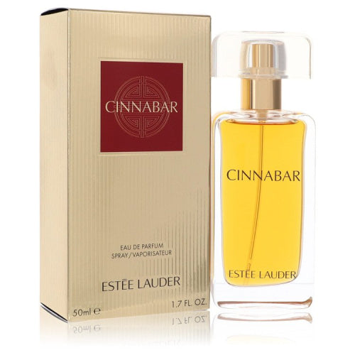 Cinnabar by Estee LauderEau De Parfum Spray (New Packaging) 1.7 oz 1.7 oz / 50 ml / Alcohol, Amber, Woody, Aldehyde, Oils Women