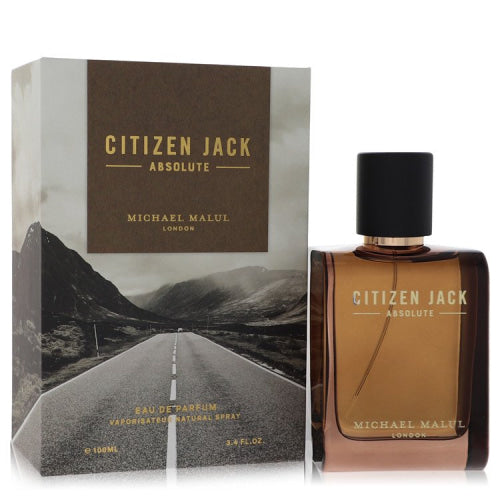 Citizen Jack Absolute by Michael MalulEau De Parfum Spray 3.4 oz 3.4 oz / 100 ml / Alcohol, Amber, Woody, Aldehyde, Oils Men