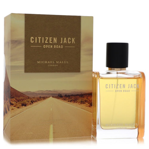 Citizen Jack Open Road by Michael MalulEau De Parfum Spray 3.4 oz 3.4 oz / 100 ml / Alcohol, Amber, Woody, Aldehyde, Oils Men