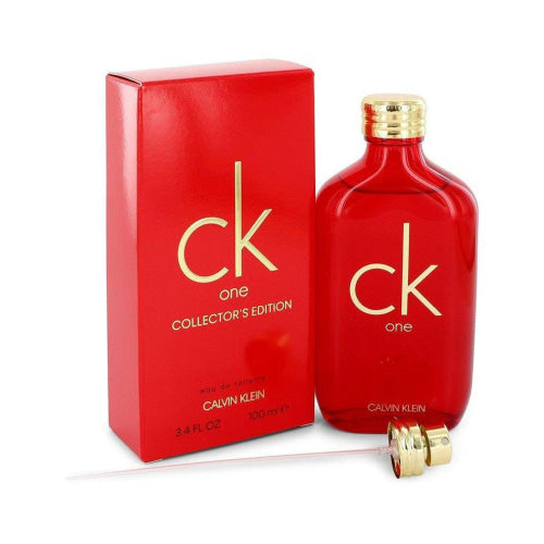 CK ONE by Calvin Klein Eau De Toilette Spray (Unisex Red Collector’s Edition) 3.3 oz 3.3 oz Unisex