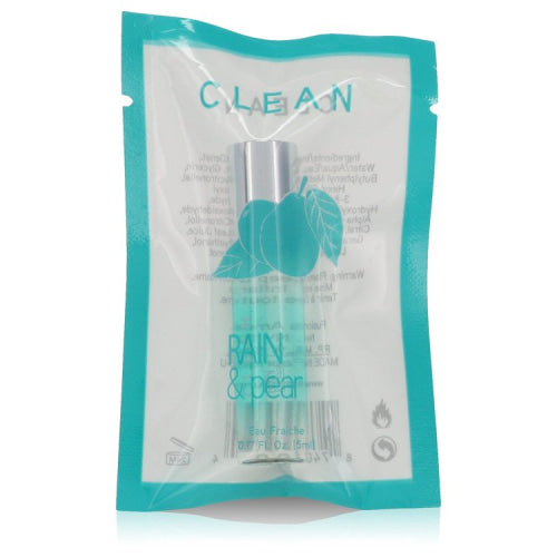 Clean Rain & Pear by CleanMini Eau Fraiche.17 oz.17 oz / 5 ml / Alcohol, Amber, Woody, Aldehyde, Oils Women