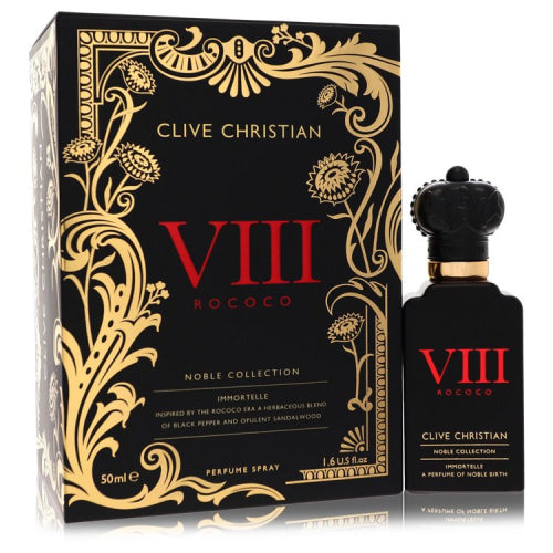 Clive Christian Viii Rococo Immortelle by Clive ChristianEau De Parfum Spray 1.6 oz 1.6 oz / 50 ml / Alcohol, Amber, Woody, Aldehyde, Oils