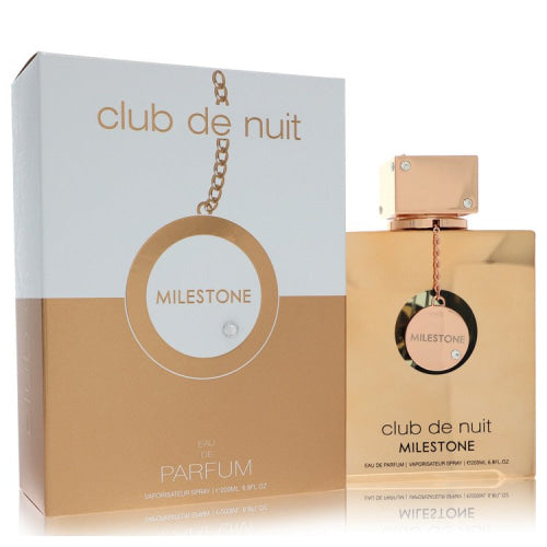 Club De Nuit Milestone by ArmafEau De Parfum Spray 6.7 oz 6.7 oz / 200 ml / Alcohol, Amber, Woody, Aldehyde, Oils Men