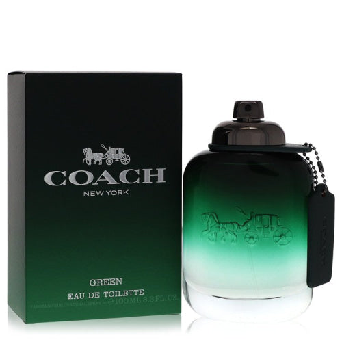 Coach Green by CoachEau De Toilette Spray 3.3 oz 3.3 oz / 100 ml / Alcohol, Amber, Woody, Aldehyde, Oils Men