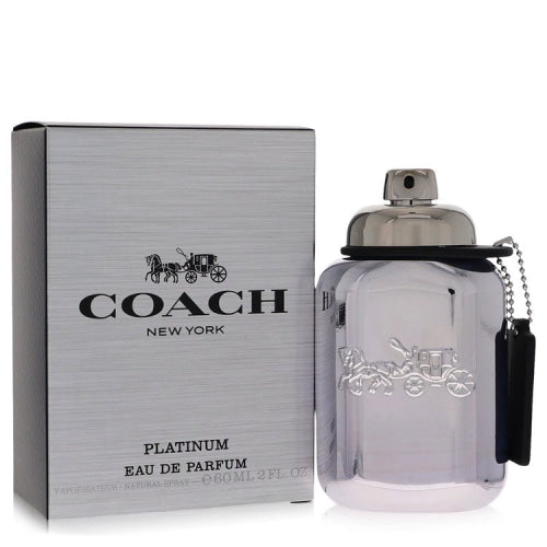 Coach Platinum by CoachEau De Parfum Spray 2 oz 2 oz / 60 ml / Alcohol, Amber, Woody, Aldehyde, Oils Men